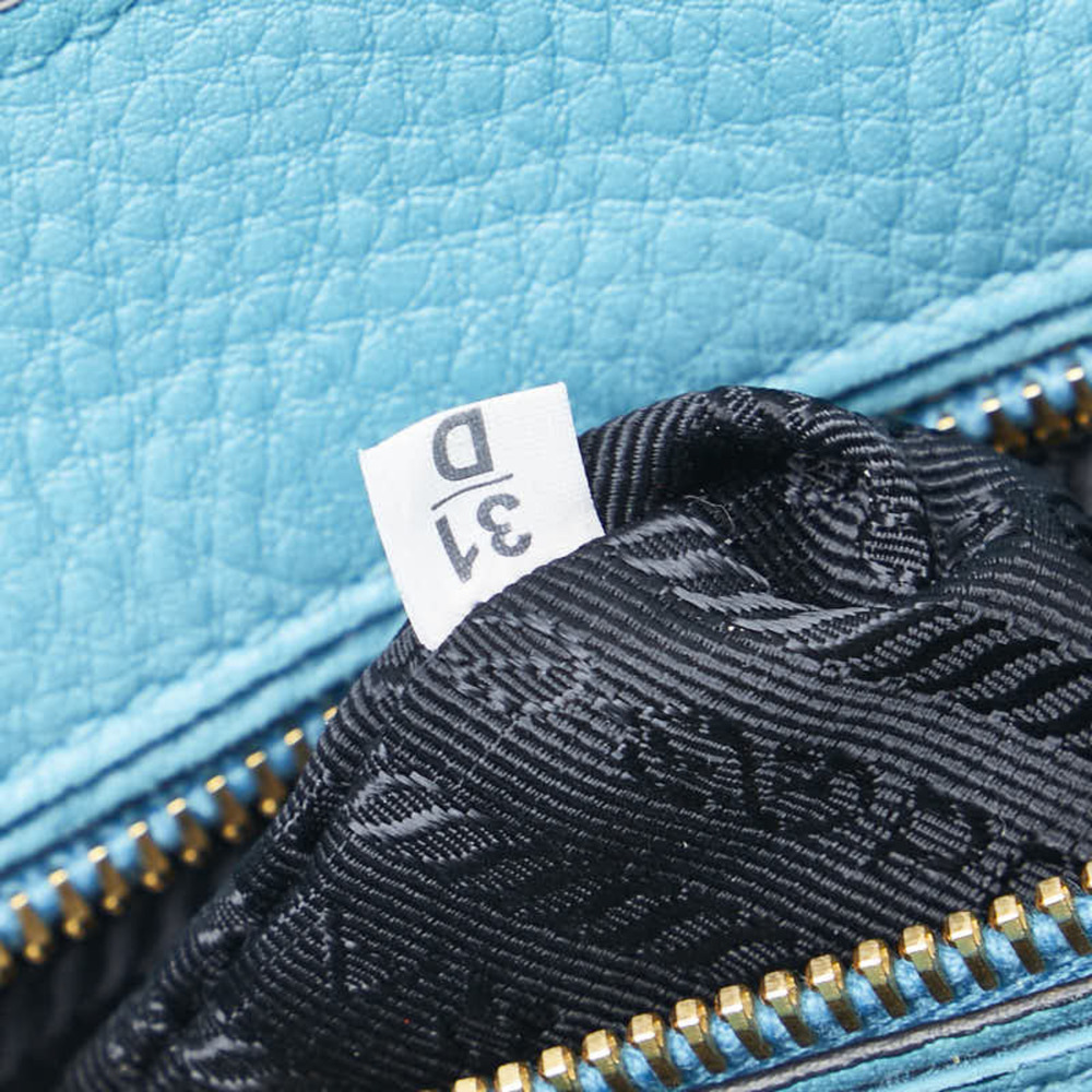 PRADA Blue Leather Shoulder Bag - Picture 7 of 10